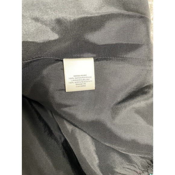 Moulinette Soeurs Anthropologie Black Motif Dress 10 Mini Floral Fit Flare NWT - Picture 12 of 15